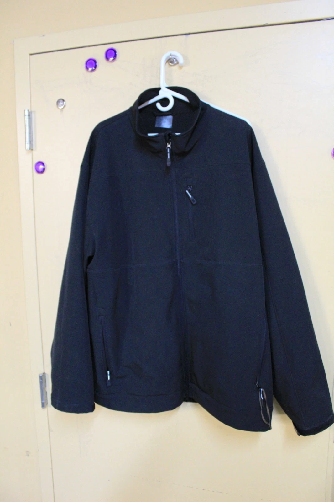 Roper Mens Black Polyester 4XL Fleece Jacket