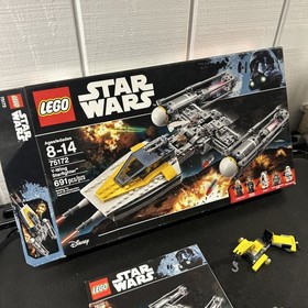 🔥LEGO Star Wars Rogue One:Y-Wing Starfighter 75172 Incomplete 3.5 Minifigs Box