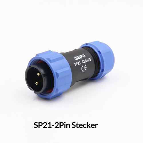 SP21 IP68 Waterproof Aviation Connector Plug and Flange Socket 2 Pin to 12 Pin - Picture 17 of 30