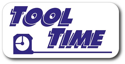 TOOL TIME HOME IMPROVEMENT BINFORD GLOSS OUTDOOR 6 INCH DECAL STICKER 