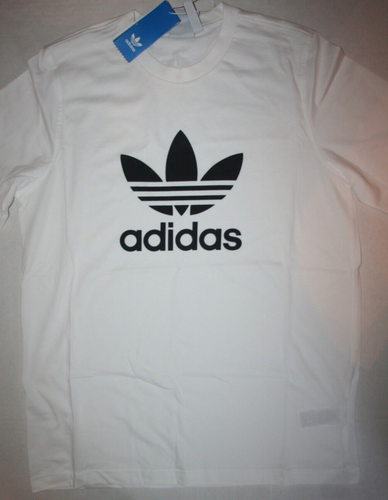 Adidas Originals Trefoil Tee GN3463 Men's Large (L) White/Black | eBay