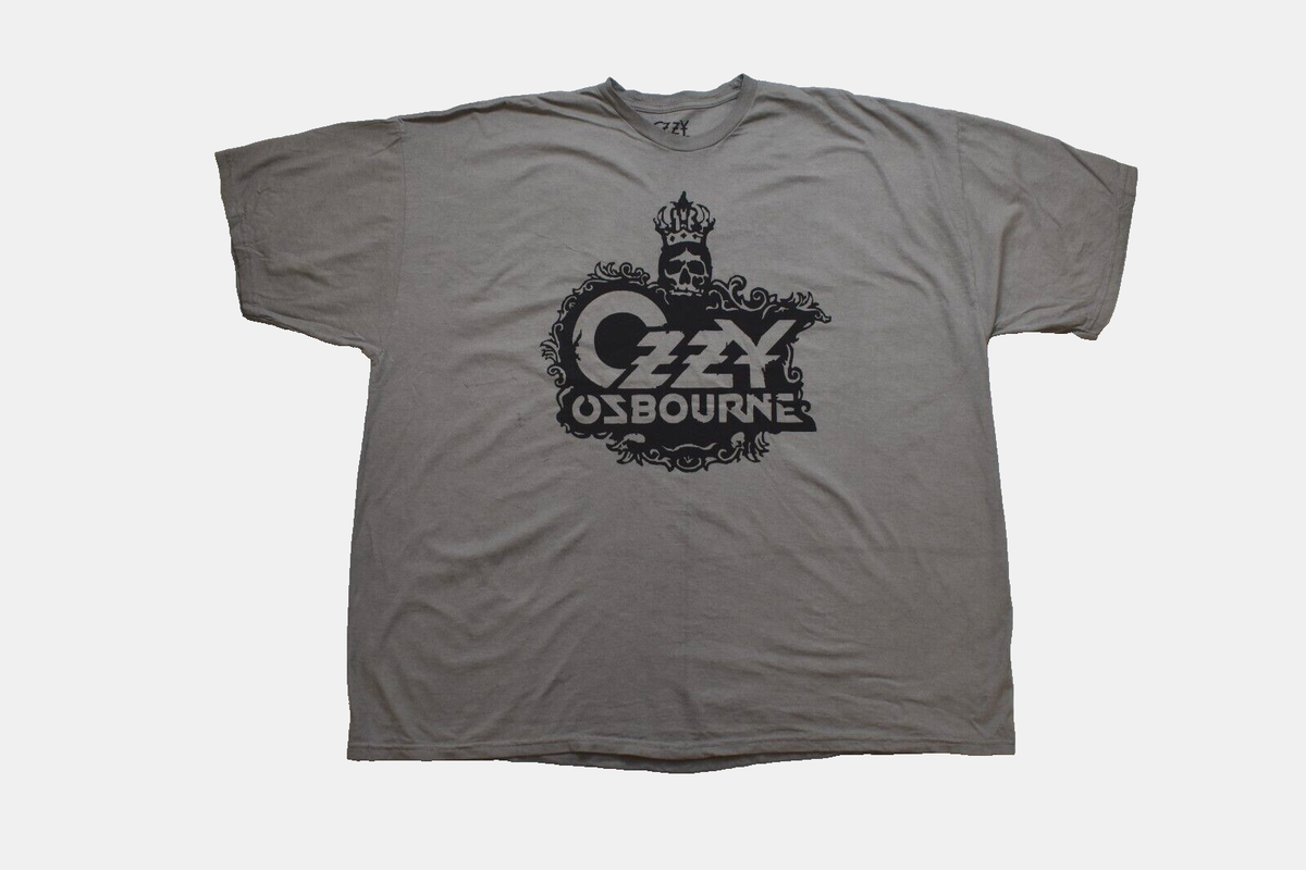 OZZY OSBOURNE 　復刻版　総柄シャツ USED］ 90's 