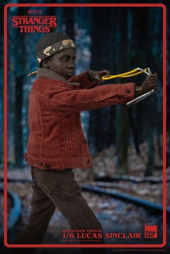 Stranger Things Figura 1/6 Lucas Sinclair 23 cm ThreeZero - Imagen 7 de 13