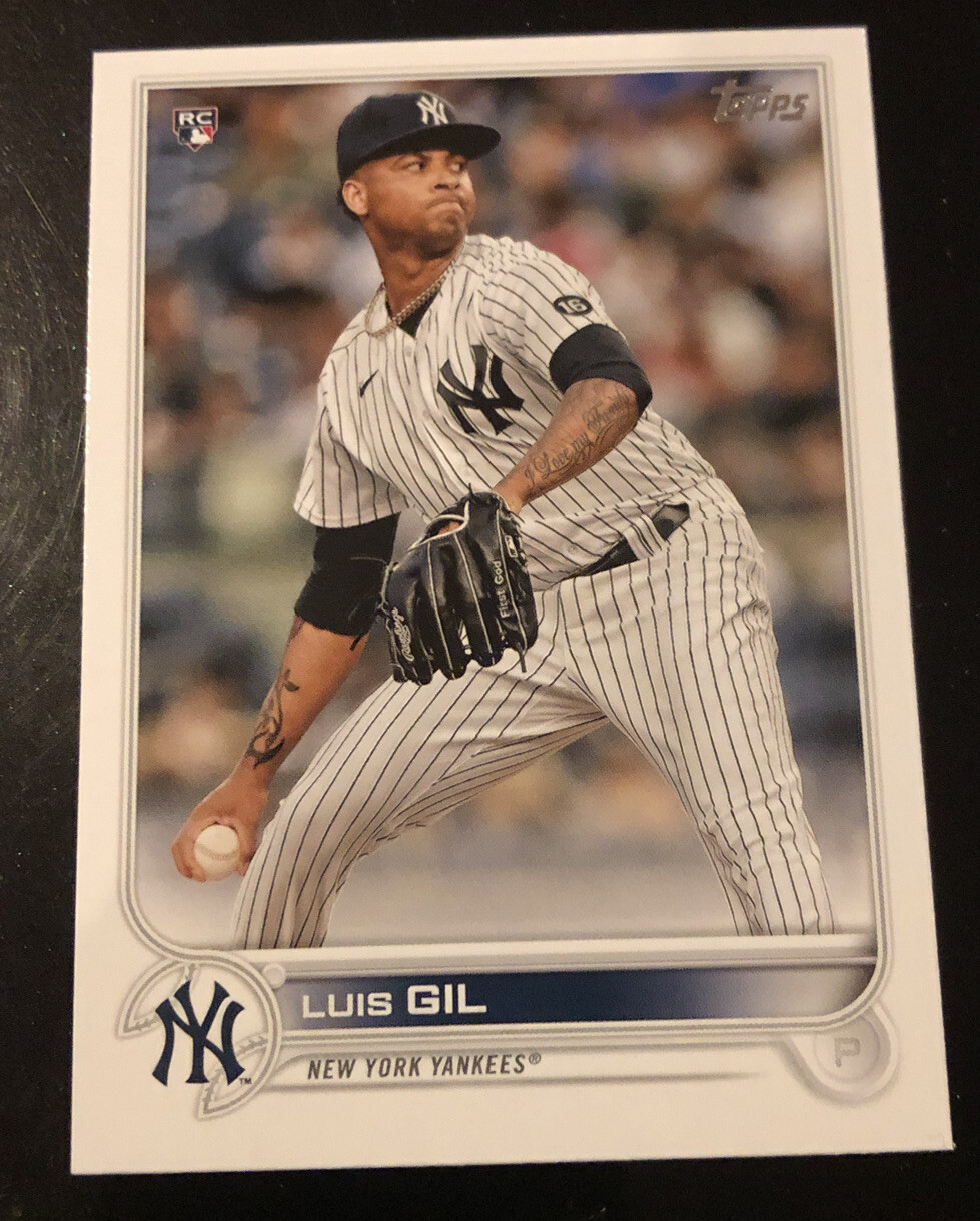 2022 Topps Series 1 LUIS GIL RC Rookie Card #131 Yankees