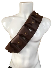 British P-1903 Leather Five Pocket Bandolier (Pebble Leather)