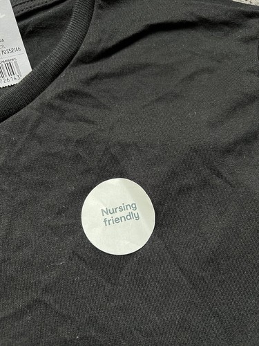 Anko Maternity (Kmart) Short Sleeve Feeding Tee Women’s Size 16 Black NWT - Picture 6 of 15