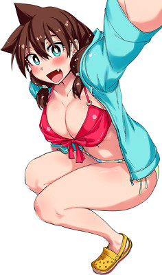 Amano Megumi wa Sukidarake! Weatherproof Waifu Anime Sticker 6'' Car Decal