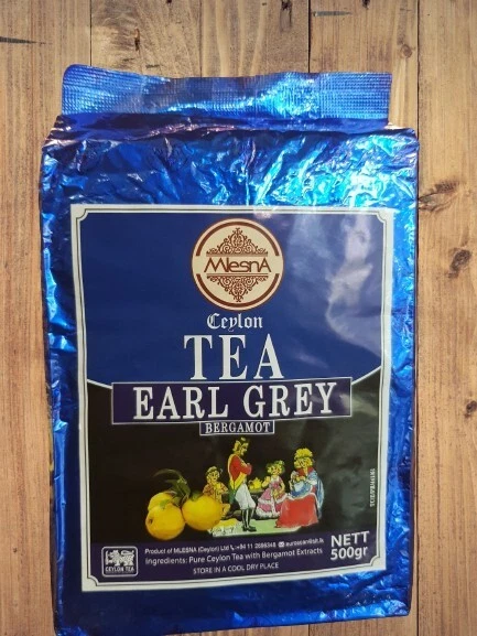 Mlesna Pure Ceylon  Black tea Earl-Gray Bergamot Loose Leaf Tea -100g/200g/ 500g Foto 2 de 4