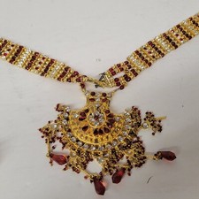 India 'Jadau' Jewels Belly Dancing Jewelry Stones Gems Bracelets Earrings