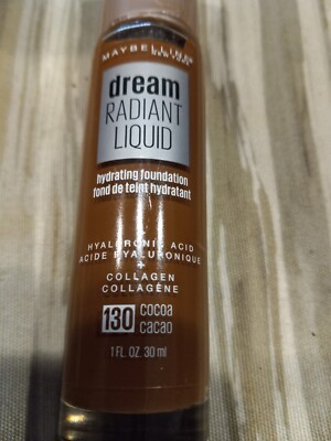Maybelline New York Dream Radiant  Hydrating  Collagen Liquid Foundation New!
