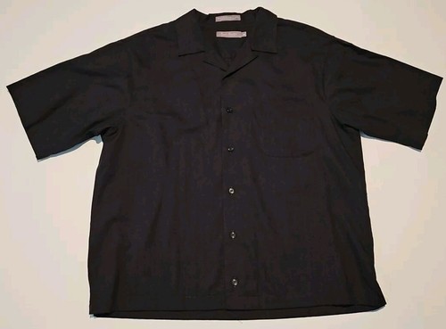 Daniel Cremieux Mens Short-Sleeve Shirt Size Large Blue Signature Collection
