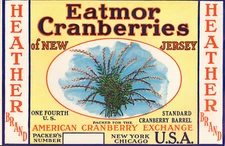 *Original* HEATHER New Jersey FLOWER Cranberry Label NOT A COPY!!