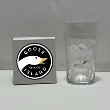 Goose Island Beer Rare Pint Glas M20 Perfect Draft Bar - Brand New Great Con