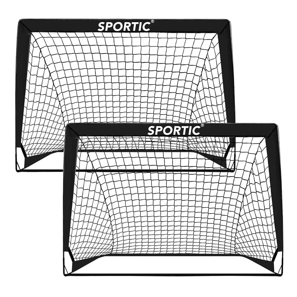 Juego de red de portería de fútbol SPORTIC 4' x 3' paquete portátil emergente para niños color aleatorio Foto 3 de 4