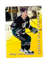 1995 1995-96 SELECT CERTIFIED OLEG TVERDOVSKY FUTURE 9 ANAHEIM DUCKS