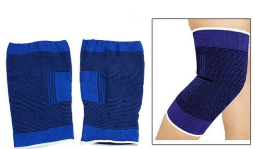 2 Knee Support Wrap Brace Sleeve Elastic Muscle Arthritis Sports Pain Relief NEW - Picture 10 of 11