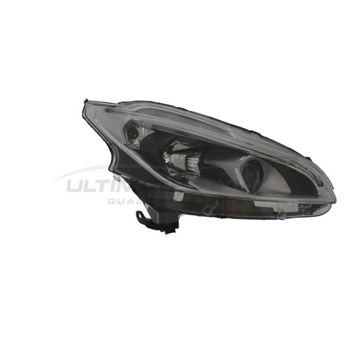 Headlight Peugeot 208 2015-2019 With LED Daytime Running Lamp Drivers Side Right - Picture 24 of 24
