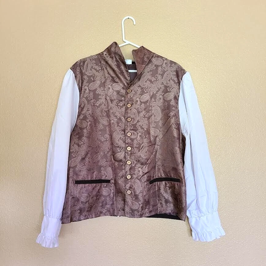 Disfraz Steampunk ESPÍRITU COSPLAY Halloween para Hombres L/XL con Sombrero Gafas Llavero Foto 3 de 4