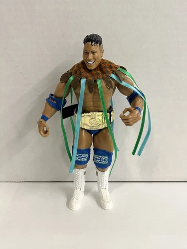 WWE Rocky Maivia Action Figure Classic Superstars Loose 2003 IC Title