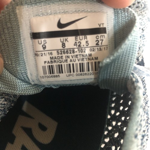 Nike Flyknit Racer Blueberry Blue Men’s Size 9 (526628-102) - Picture 9 of 9