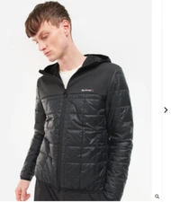 BARBOUR STRIDE HOODED LIGHTWEIGHT QUILTED JACKET MSRP$280 British Classic