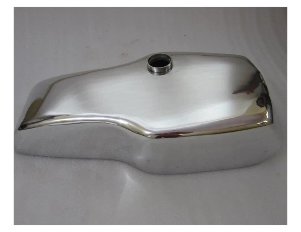 Топливный бензобак Yamaha TZ 750 TZ RD RZ TD стальной хромированный без крышки Monza - Изображение 3 из 4