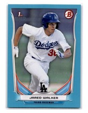 2014 Bowman Draft DP130 Jared Walker - Los Angeles Dodgers Blue Paper /399