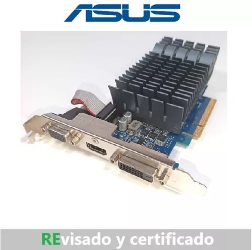 Tarjeta gráfica Asus GeForce GT 710. 2GB, GDDR3. Perfecto estado, como nueva