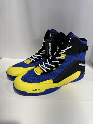 New Hayabusa Boxing Shoes Blue Sz 9
