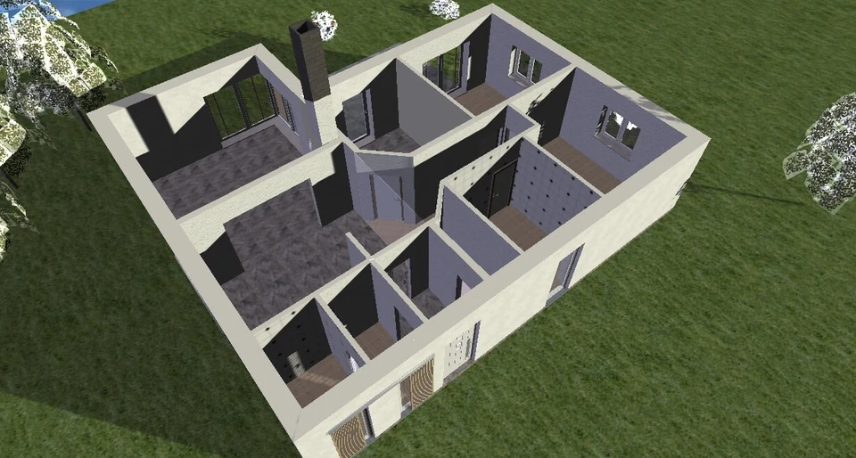 Aktion-Haus "Metelen" als 3D CAD Haus mit Cadvilla ab Version 12 - Bild 4 von 4