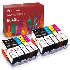 10 Pack New 564XL Ink Cartridge for HP Photosmart 7510 7520 7525 5520 5525 6520