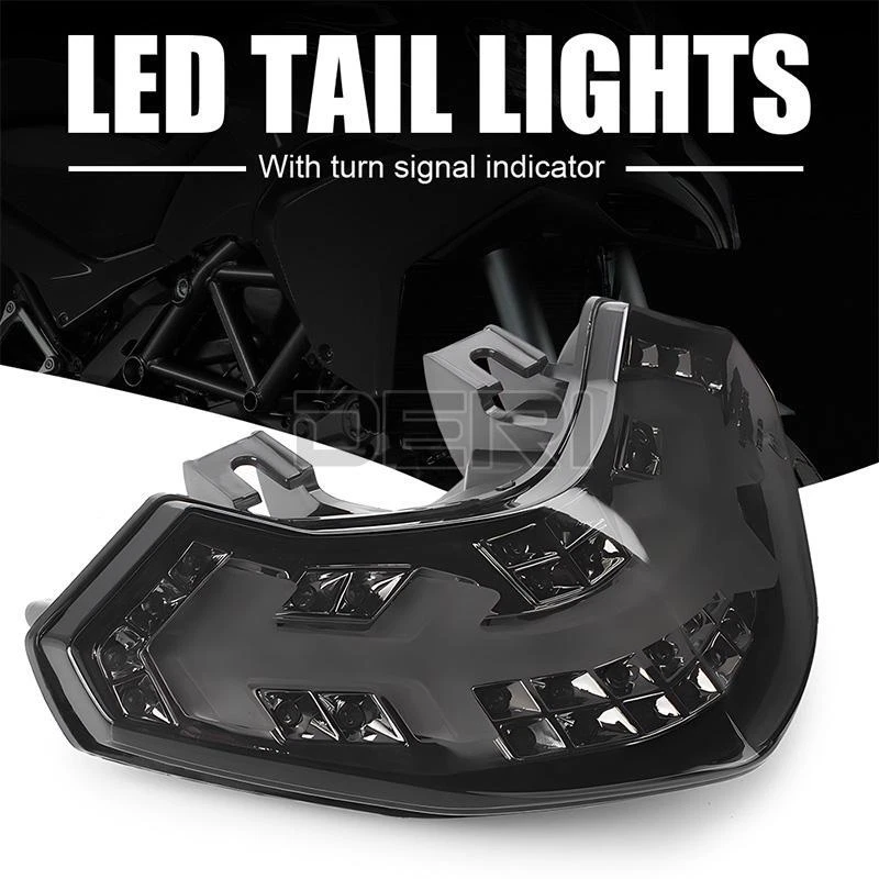 Señales de giro de luz trasera LED integradas para DUCATI Multistrada 1200/S 2010-2014 Foto 2 de 4