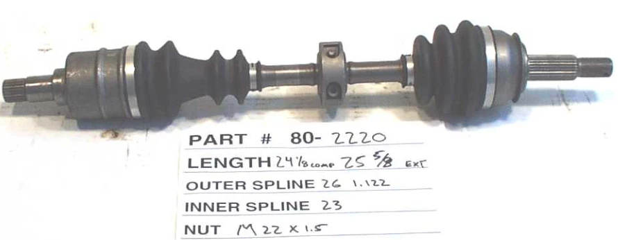 Pair of CV Axles the Front Left and Right Arc Reman - Image 3 of 3