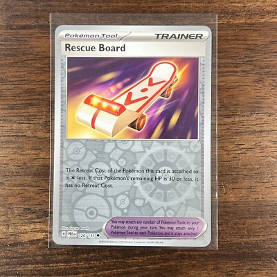 Pokemon TCG Rescue Board 126/131 Uncommon Reverse Holo Prismatic Evolutions