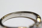 GIA 14k white rose gold .61ct I1 D round diamond solitaire engagement ring 4.3g — photo 6