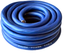4 Gauge AWG BLUE Power Ground Stranded Wire Car Audio Cable Sold By The Foot USA