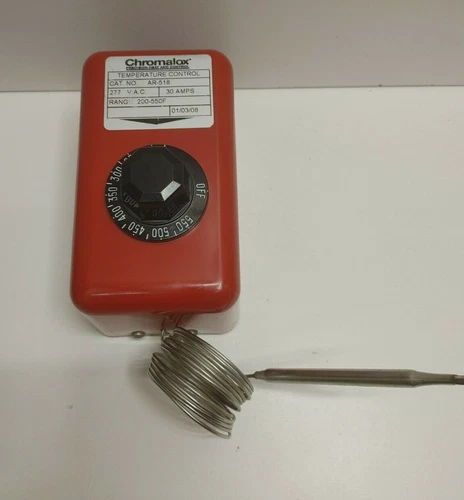 NEW OLD STOCK! CHROMALOX 277V 30A 200-55F TEMPERATURE CONTROL AR-518