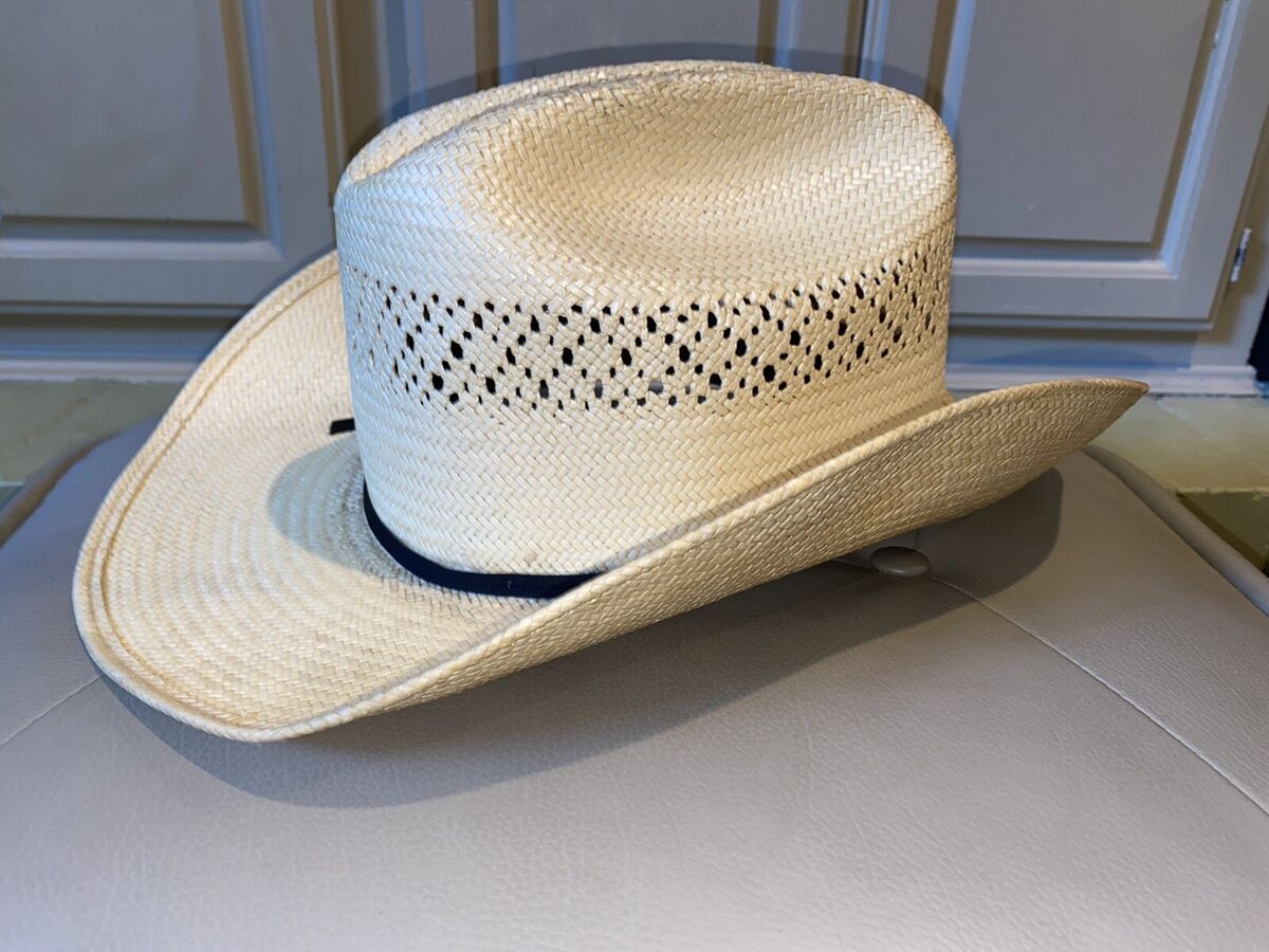Vintage Resistol Self Conforming Straw Western Cowboy Hat Vintage Resistol Self Conforming Straw Western Cowboy Hat