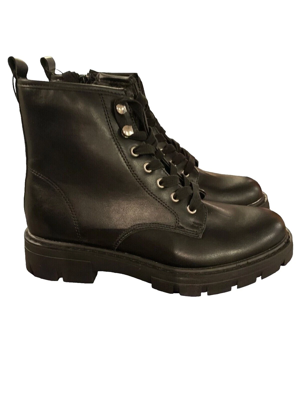 Botas de Motorista de Piel Sintética de Mujer