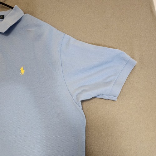 Ralph Lauren Shirt Mens XL Blue Solid Cotton Button Down - Picture 5 of 17