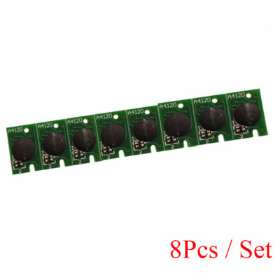 8pcs For Epson Stylus Pro 7800/9800 DX5 Chip Ink Cartridge C,M,Y,K,LC,LM,LK,LLK