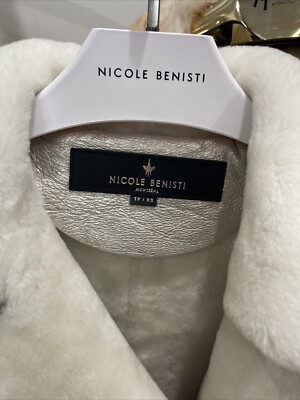 Rag & Bone Pilot Metalic Faux- Sherling Cap - S/M Rag & Bone cap pilot hat ball cap winter silver Christmas  main image 4