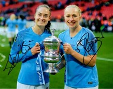 Manchester City Tessa Wullaert Pauline Bremer Autographed Signed 8x10 Photo COA
