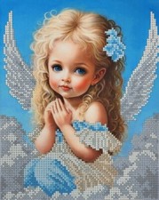 Little Angel Bead Embroidery Kit DIY Needlepoint Beadwork B248