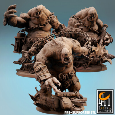 Infernum Cyclops Cyclopes Ogre Troll Miniature D&D DnD Pathfinder RPG