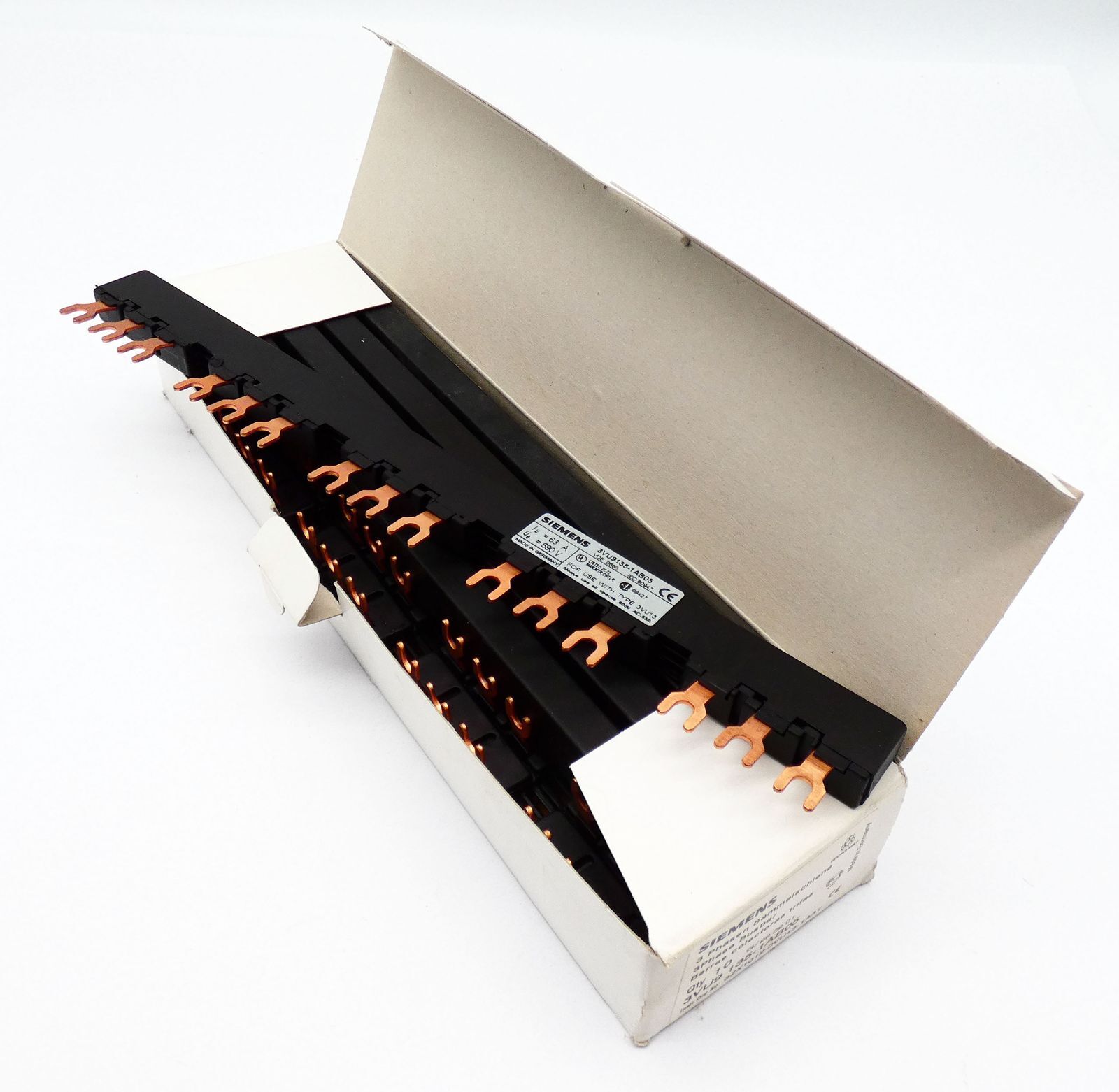 10x Siemens 3VU9135-1AB05 3VU9 135-1AB05 busbar -unused/original packaging-