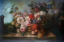 Home Decor Wall Art Still Life Flowers Classical Oil painting Printed On Canvas