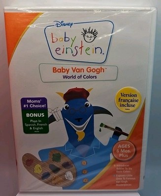 Disney Baby Einstein Baby Van Gogh World of Colors (DVD, Region 1) New Sealed