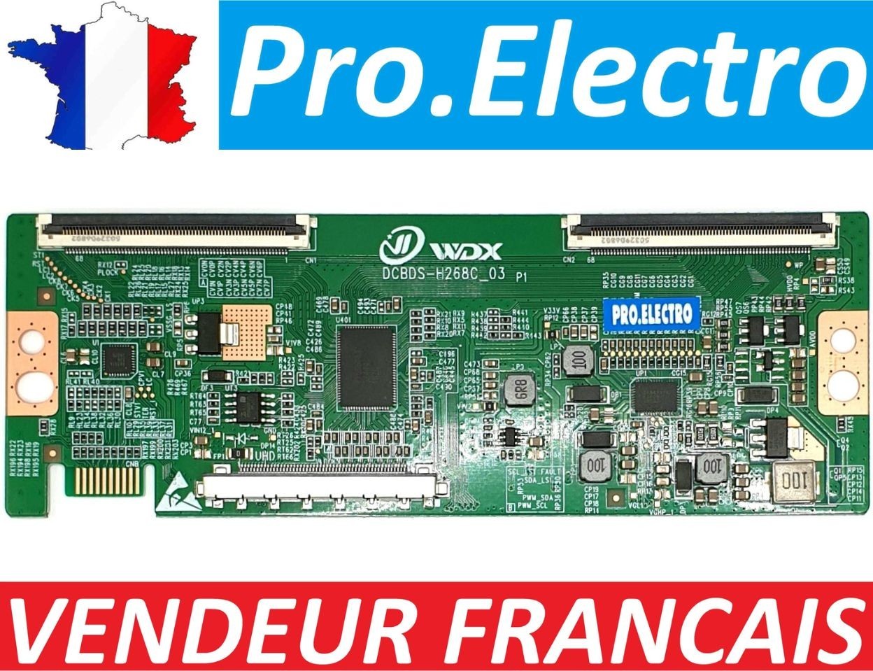 Module T-CON WDX HF500QUB-F2D platine de commande TV DCBDS-H268C_03