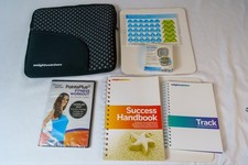 WEIGHT WATCHERS PointsPlus Books in Blue Zip Case NEW Calculator / Pedometer